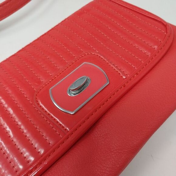 Grace Adele Melon Orange Crossbody Bag. - Picture 3 of 14